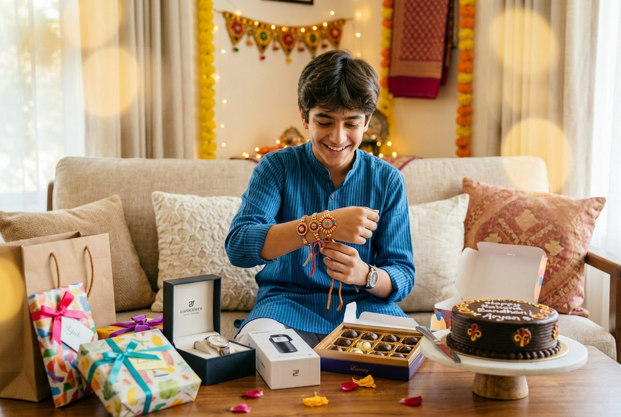 Send Rakhi to USA with Cakes and Chocolates: Celebrate the Bond Across Borders