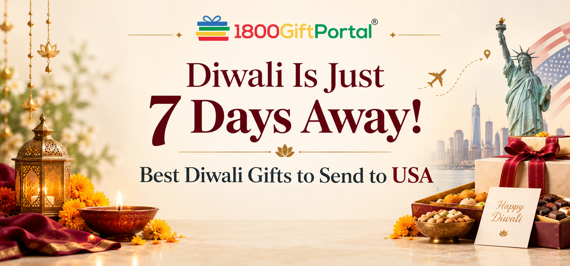 Diwali Is Just 7 Days Away Best Diwali Gifts to Send  to  USA