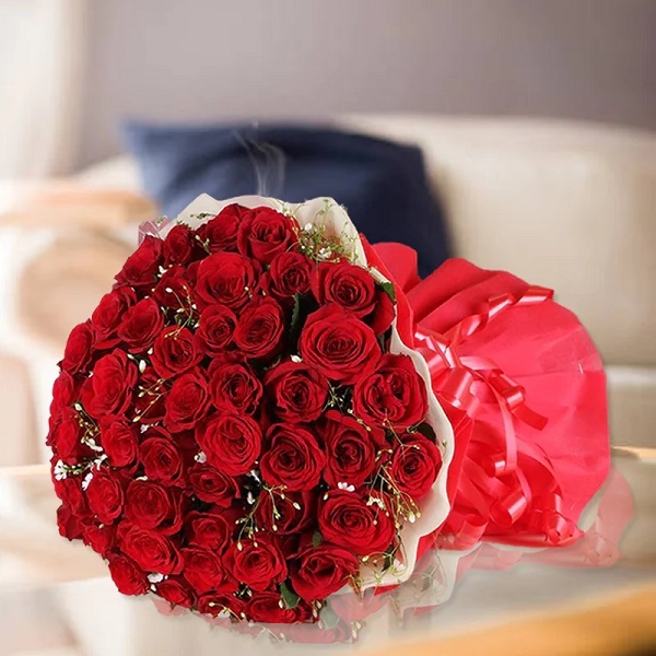  Lovely N Romantic 50 Red Roses
