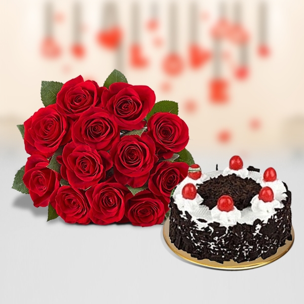 Black Forest Cake N Roses