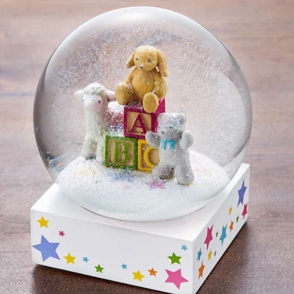 ABC Blocks Snow Globe