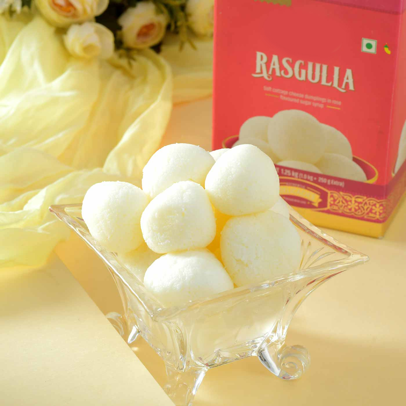 Indian Rasgulla Gift Pack for Bhai Dooj Rituals