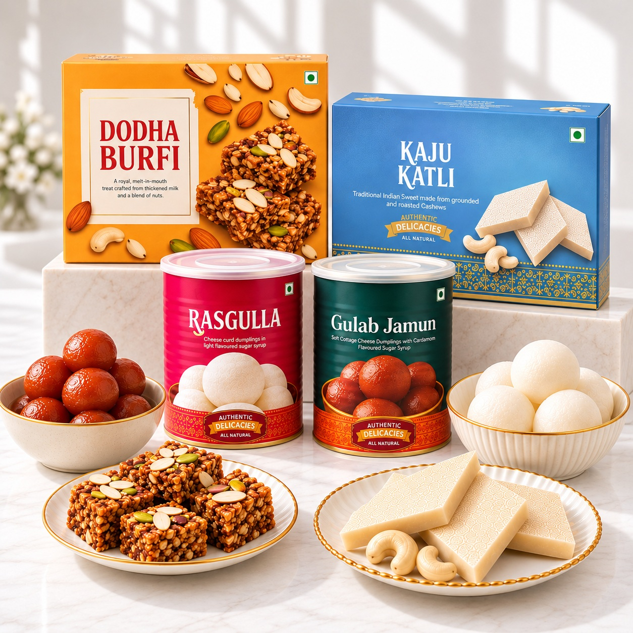 Assorted Indian Mithai Celebration Set