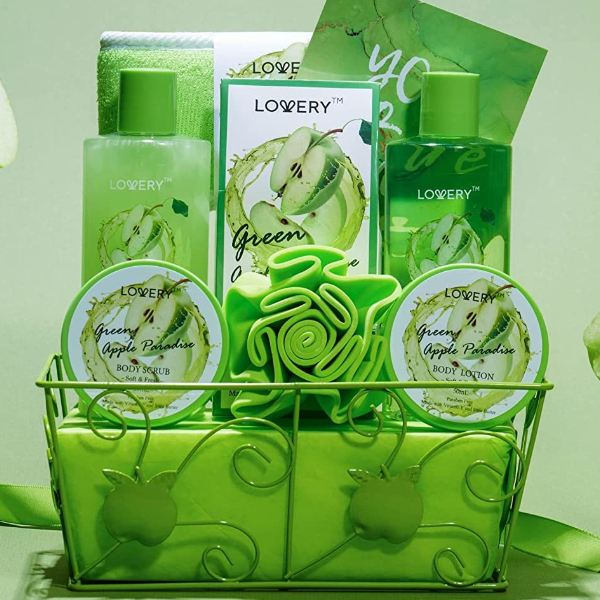 The Lovery Green Apple Paradise Bath & Spa Set