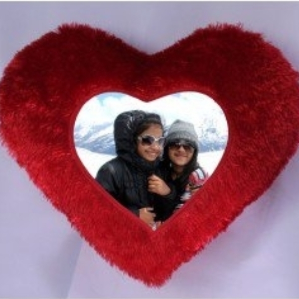 customized heart pillow