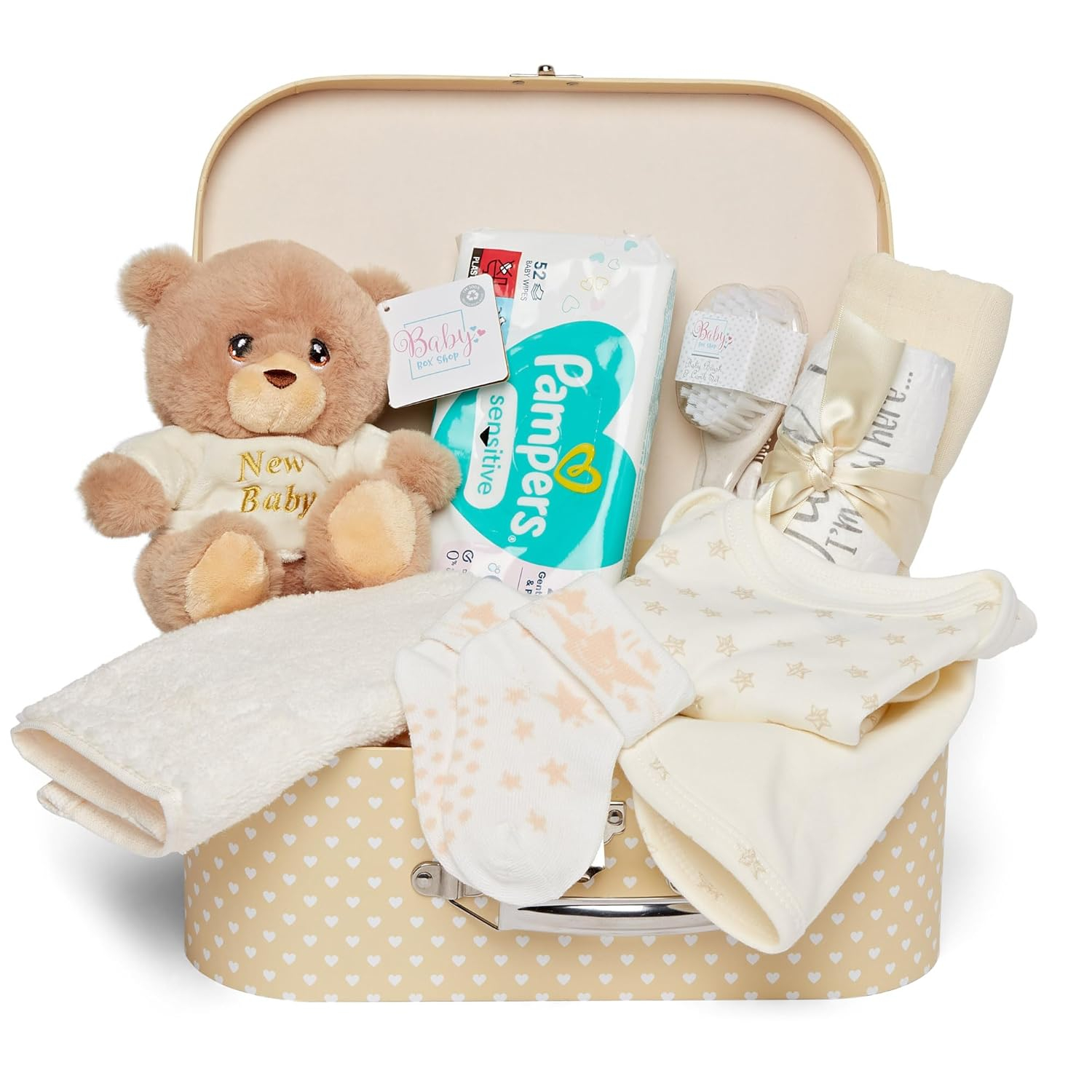 Cream Teddy Gift Set