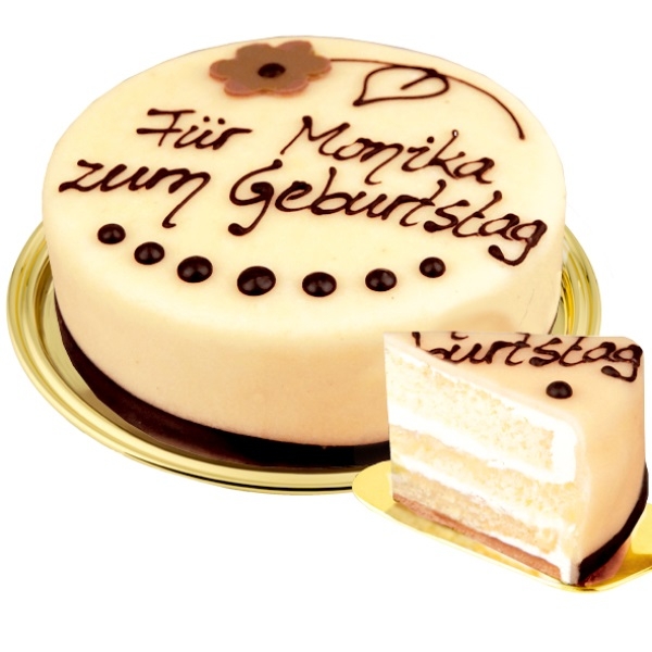 Lübecker Marzipan Cake with Individual Text