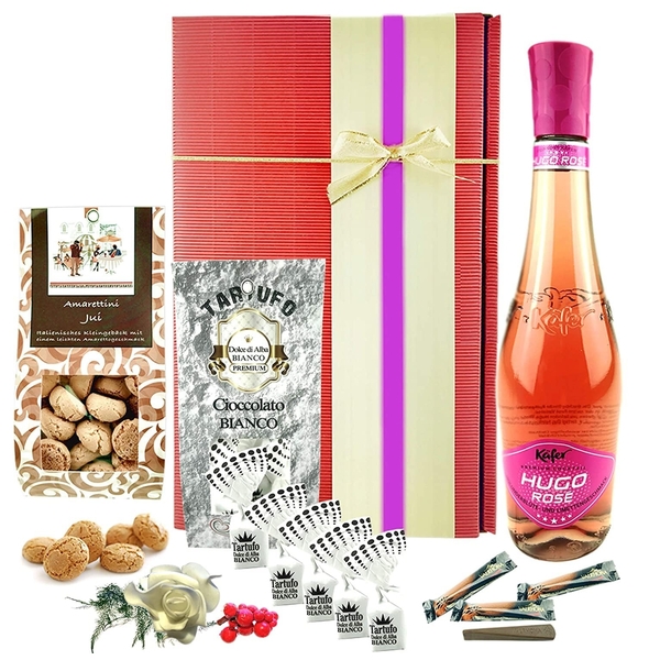 Gift with Wine and Chocolates