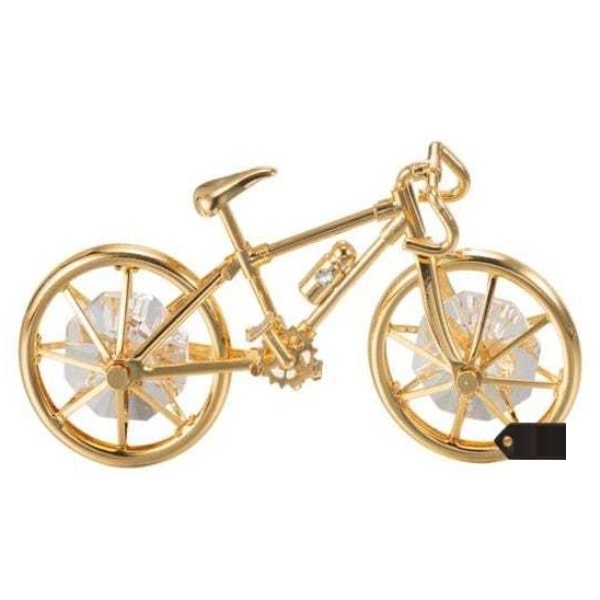 Gold Plated Bicycle Ornament