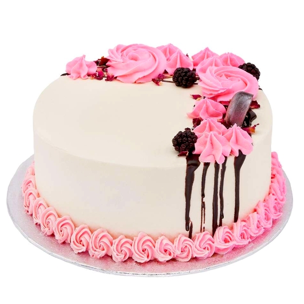 Pretty Pink Eggless Cake