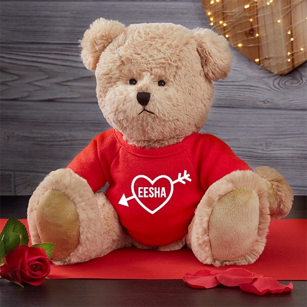 My Valentine Personalized Teddy Bear