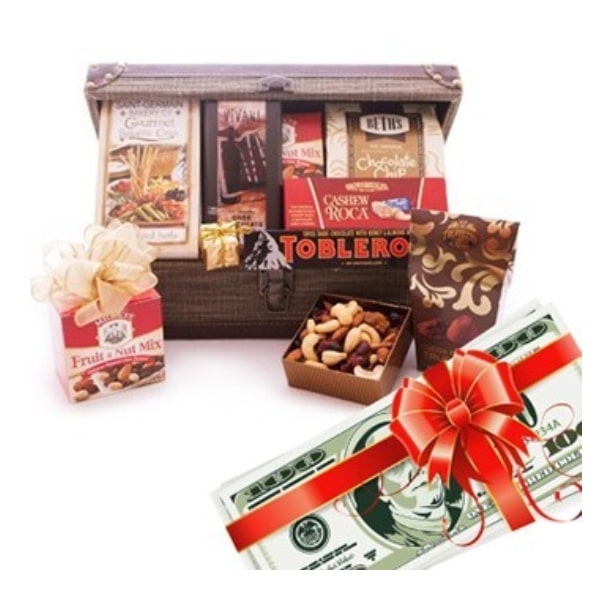 Gift-o-Cash Gift and Gourmet Basket