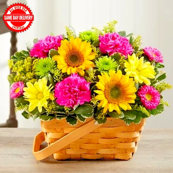 Sunny Garden Basket