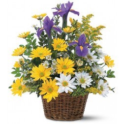 Smiling Floral Basket