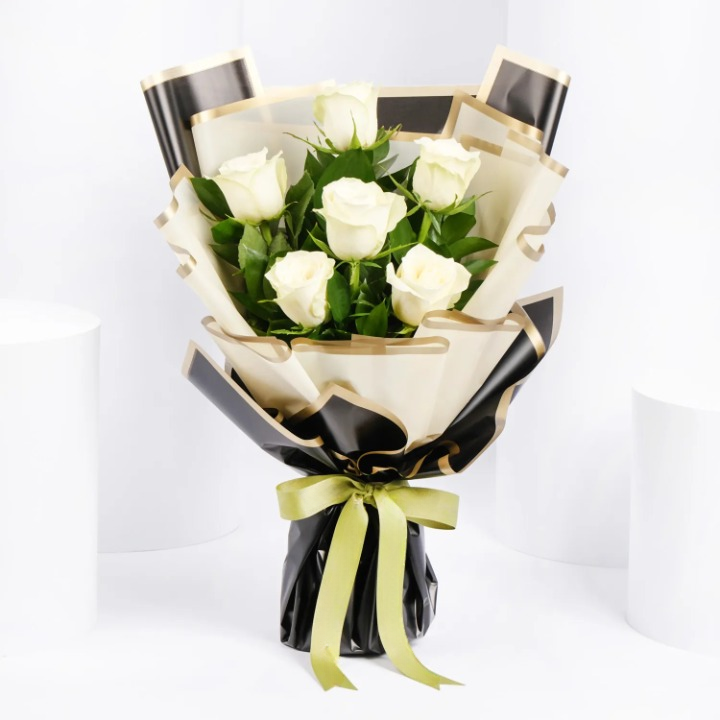 White Roses Bouquet