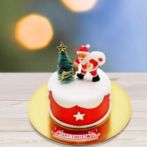 Christmas Santa Red Mono Cake