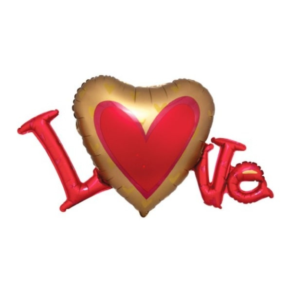 Love Heart Supershape Balloon
