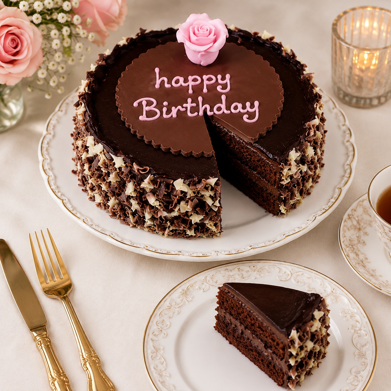 Double Chocolate Delight Cake