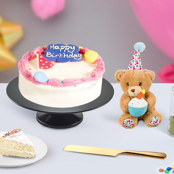 Birthday Cake & Soft Bear
