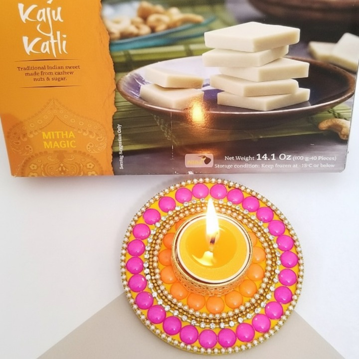 Fancy Diwali Candle & Burfi