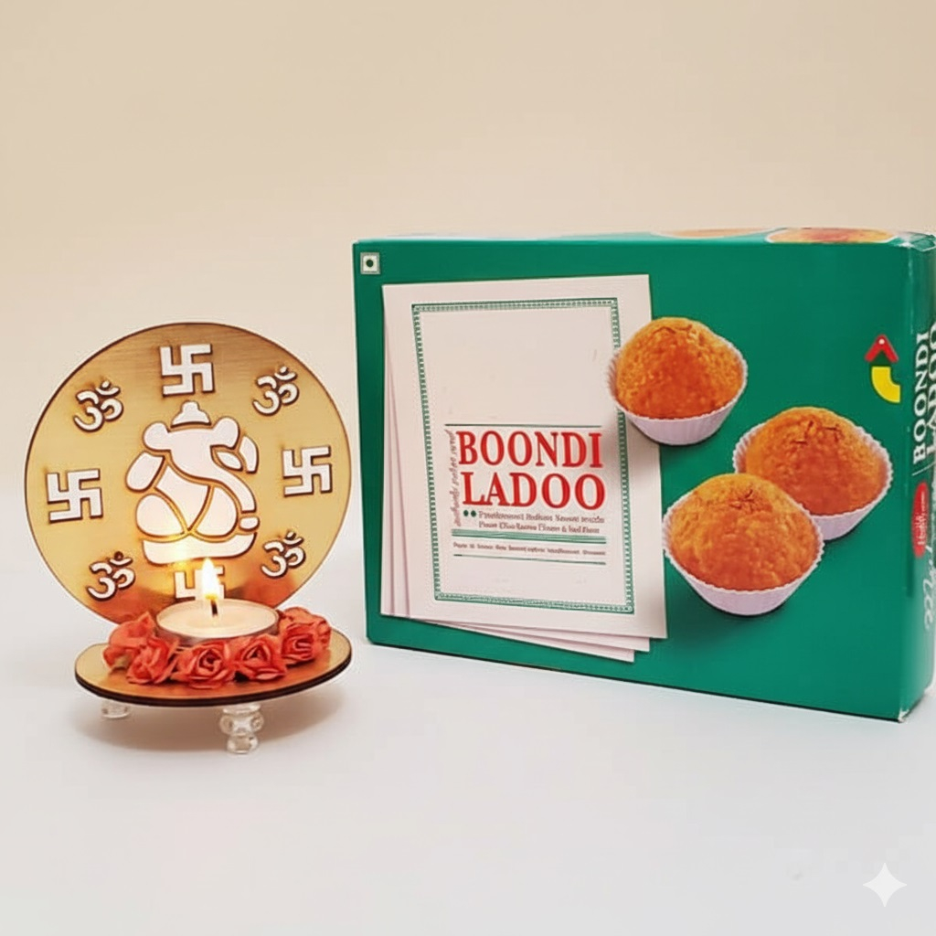 Ganesha Blessings with Boondi