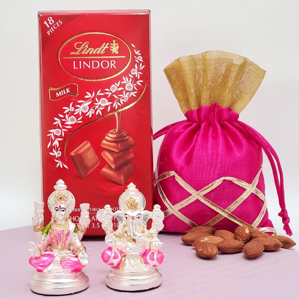 Diwali Wishes with Laxmi Ganesha