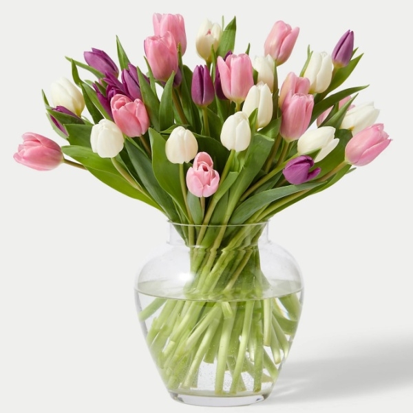 Pastel Tulip Abundance bouquet