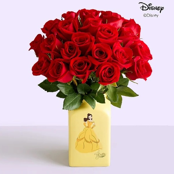 Disney Belle Red Roses