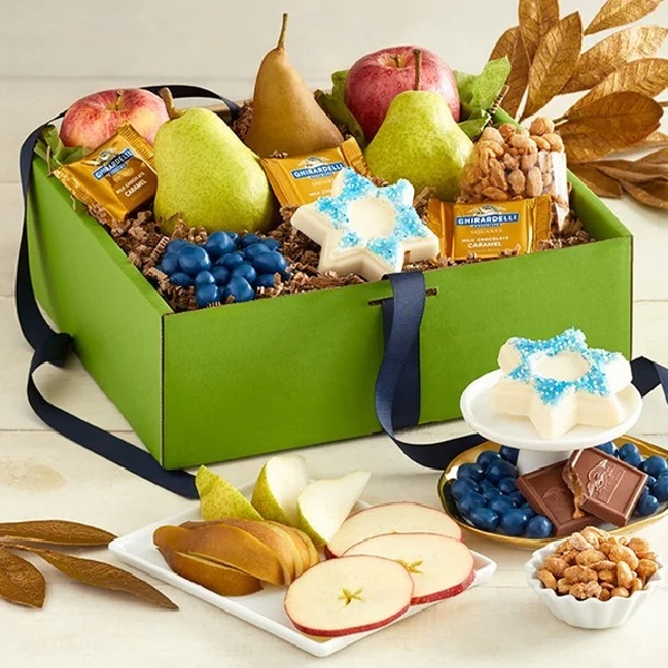 Hanukkah Fruit and Sweets Box