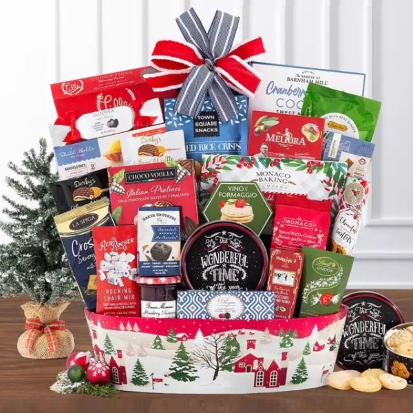 The Festive Gourmet Gift Basket