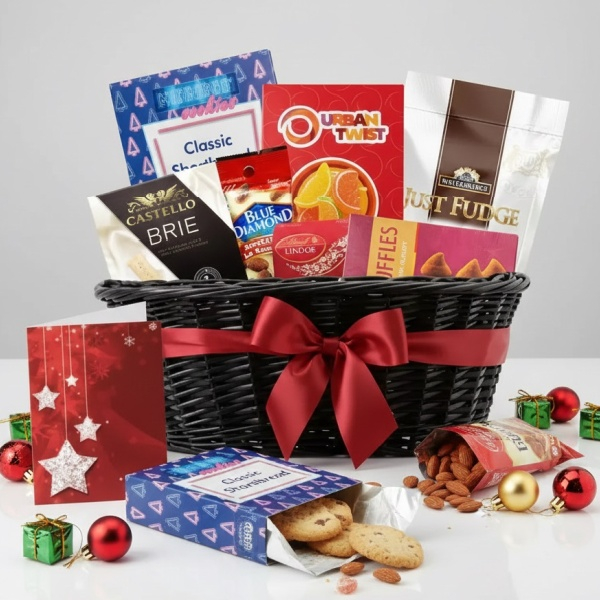 Country Christmas Gift Basket