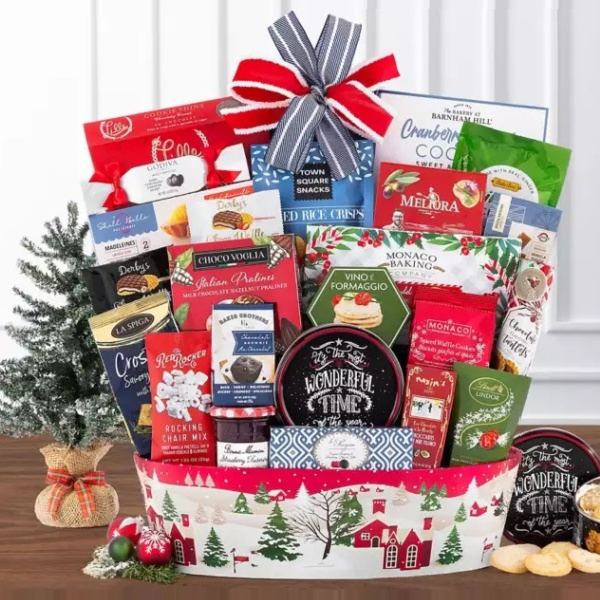 The Festive Gourmet Gift Basket