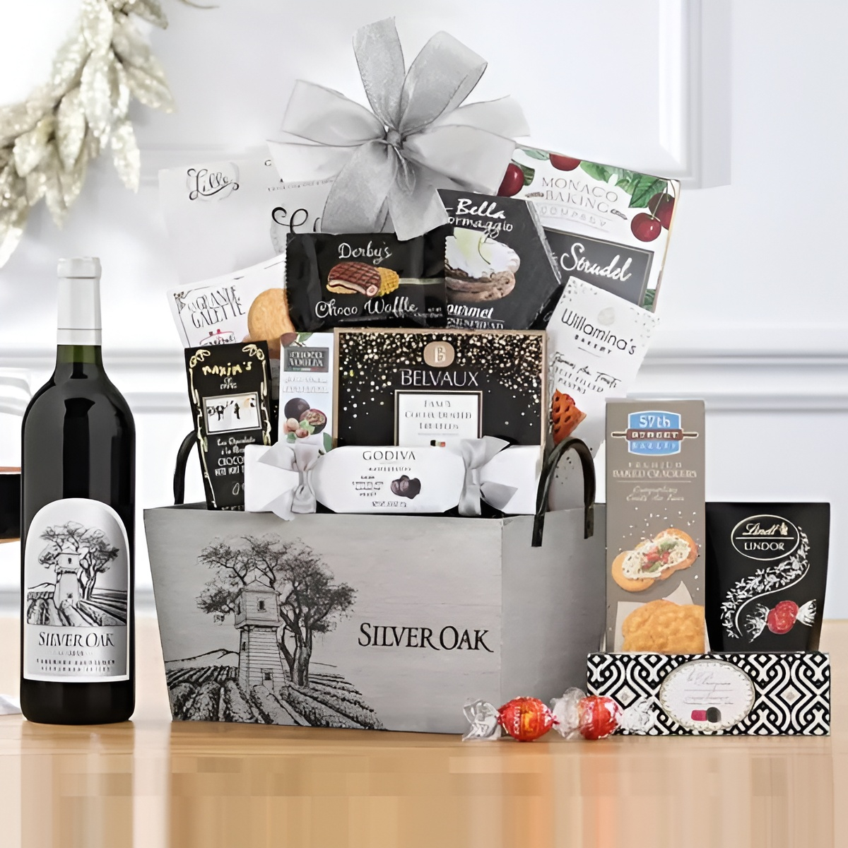 Silver Oak Cabernet Wine Basket