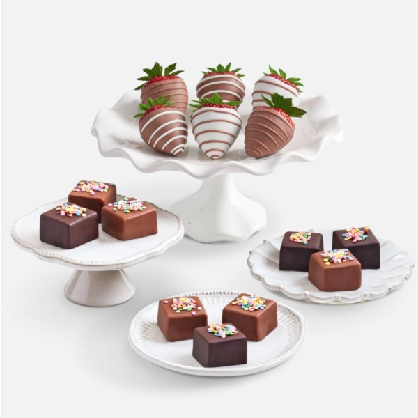 Cheesecake and Strawberries