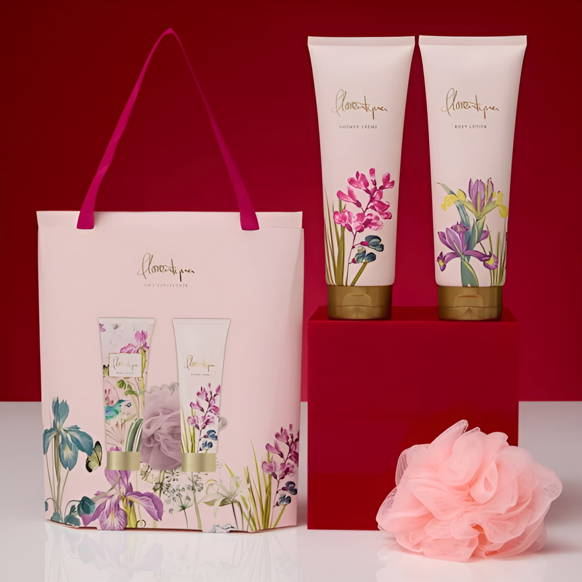 Foam Bath & Body Lotion Gift Set