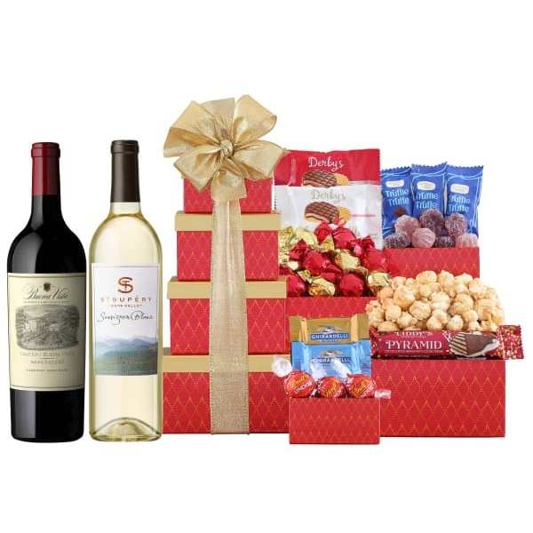 Holiday Cheers Gift Tower