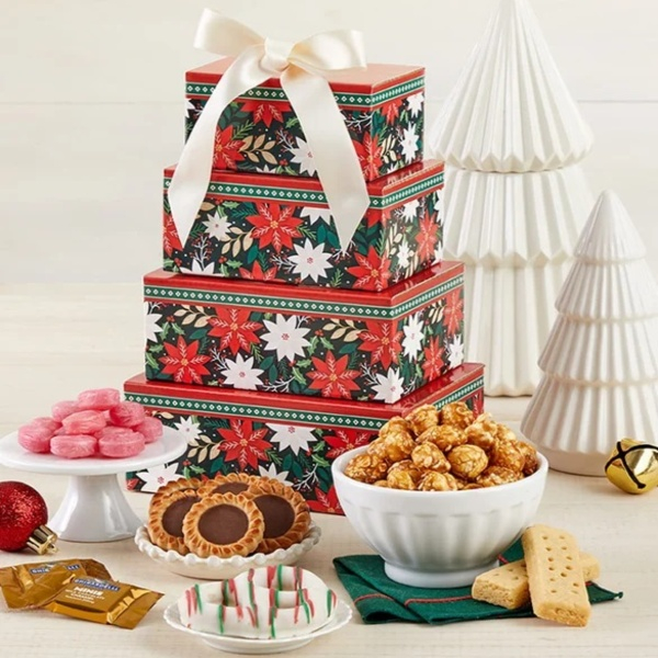 Evergreen Festive Sweets Tower