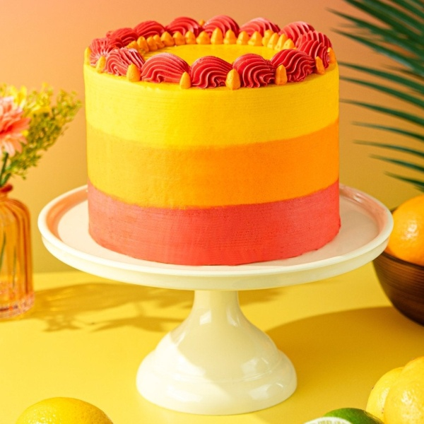 Sunny Citrus Delight Cake