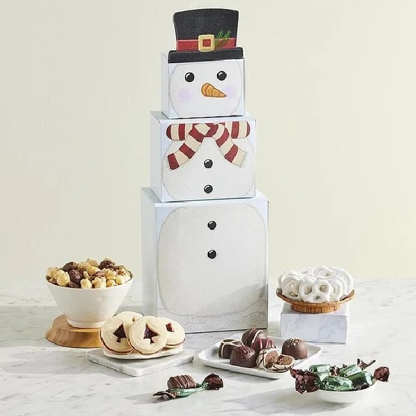 Holiday Tower of Sweet Treats