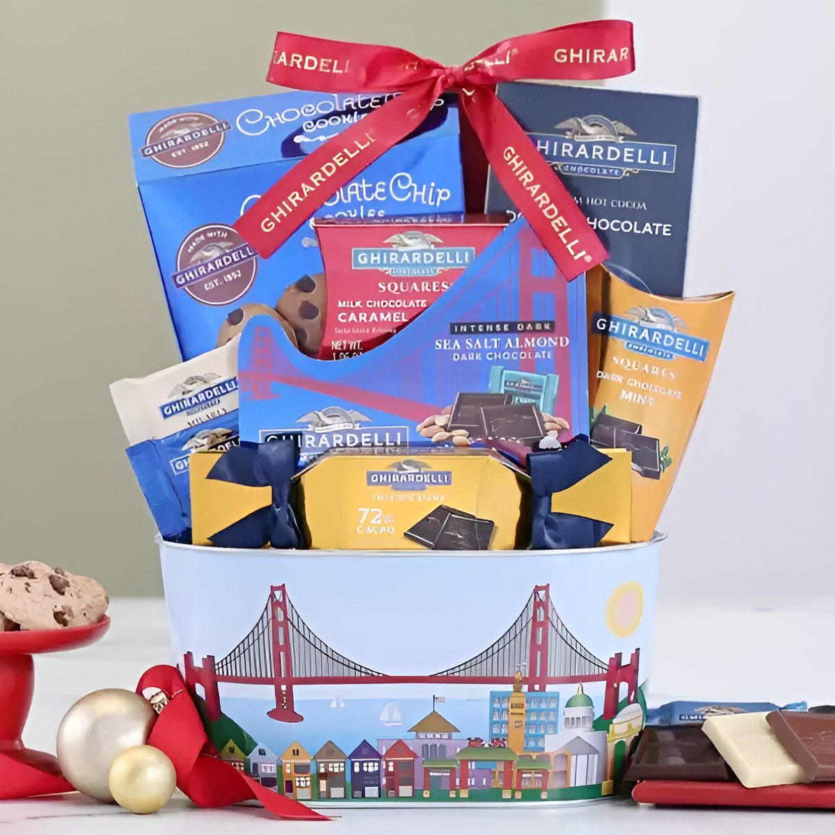 Ghirardelli Milk and Dark Chocolate Gift Basket