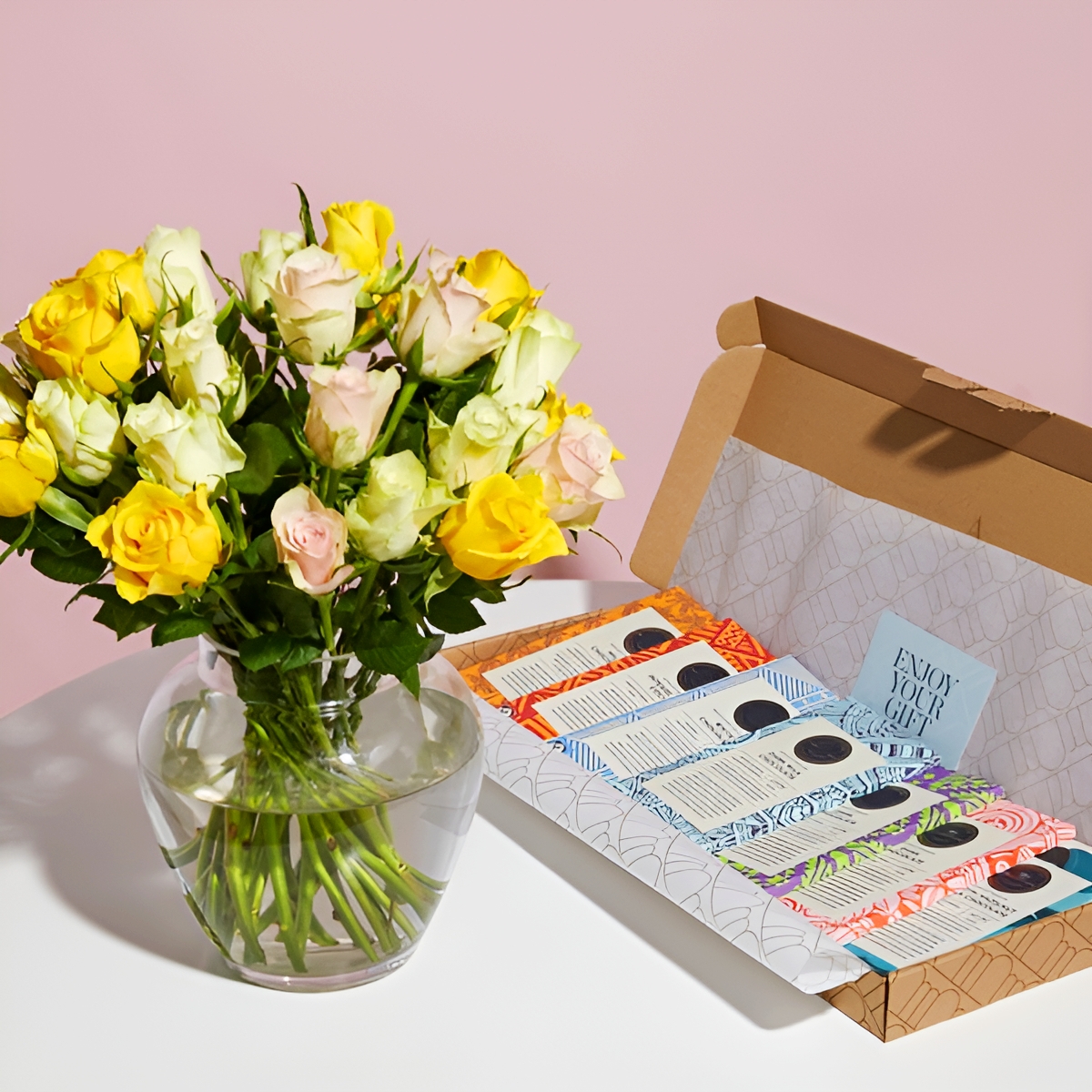 Yellow Rose Abundance & Chocolate Hamper