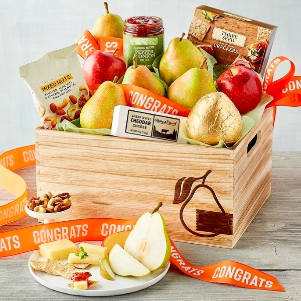 Birthday Fruits and Nuts Gift Basket