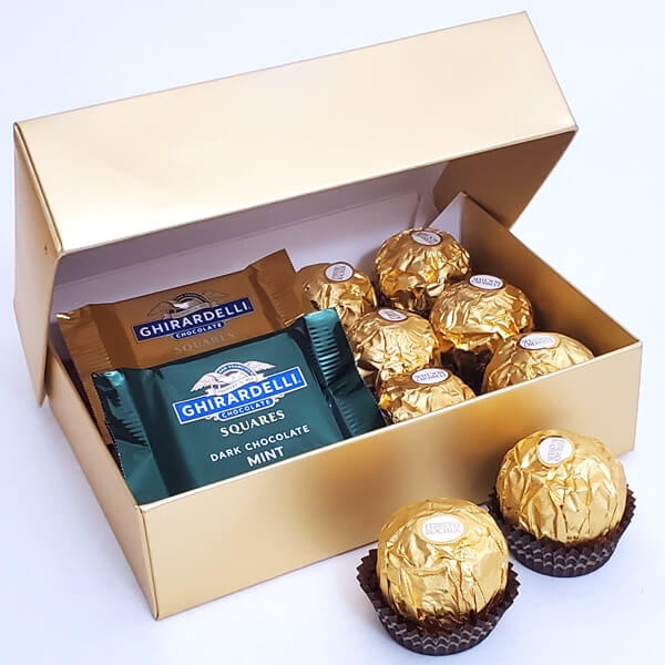 Ferrero & Ghirardelli in a box
