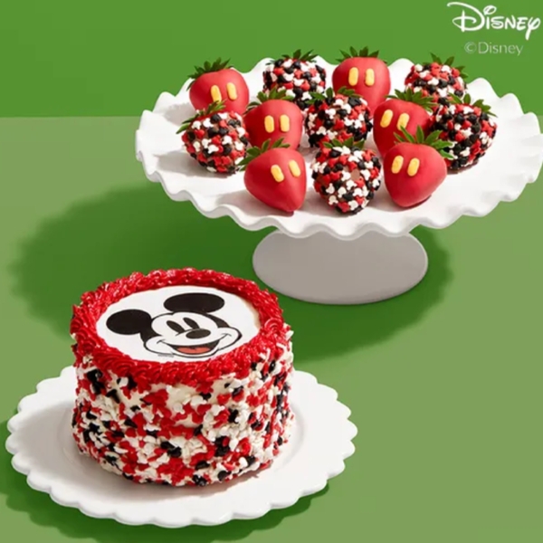 Disney Mickey Mouse Celebration Cake & Berries