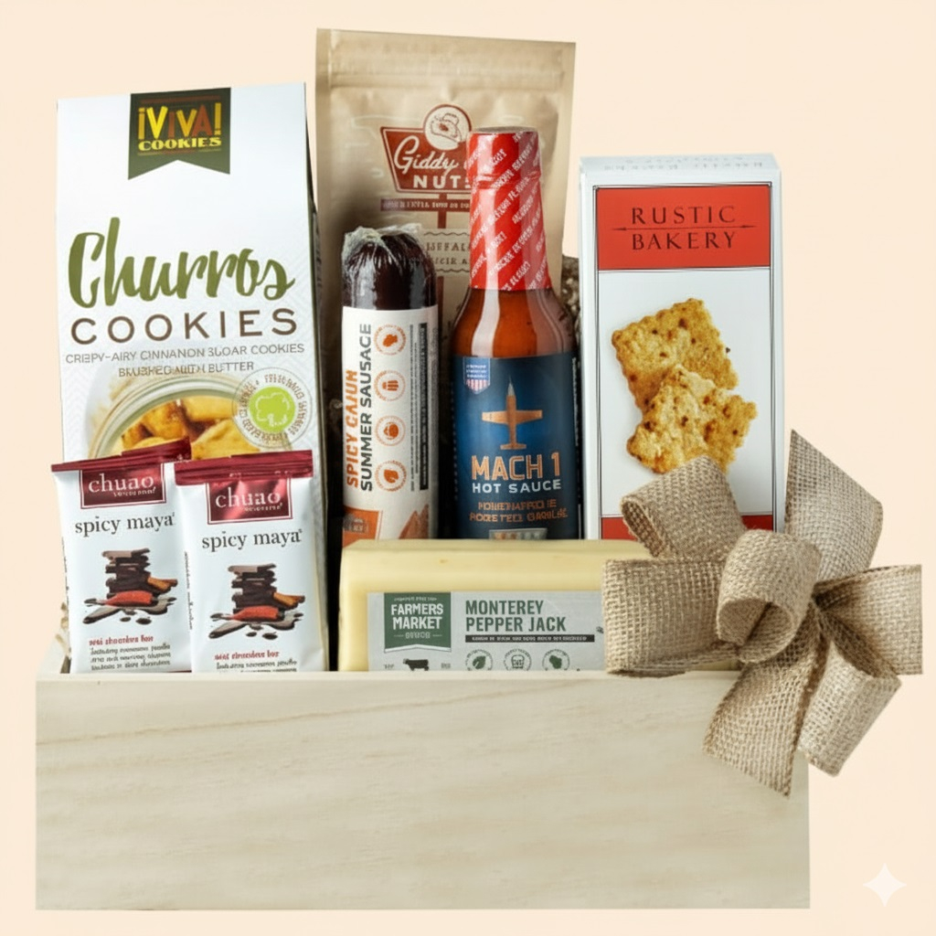 Contemporary Tote Gift Basket