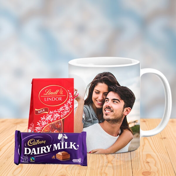 Romantic Personalized Mug with Chocos