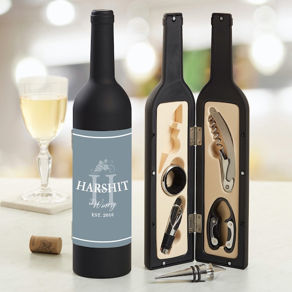 Personalized Wine Accessory Kit