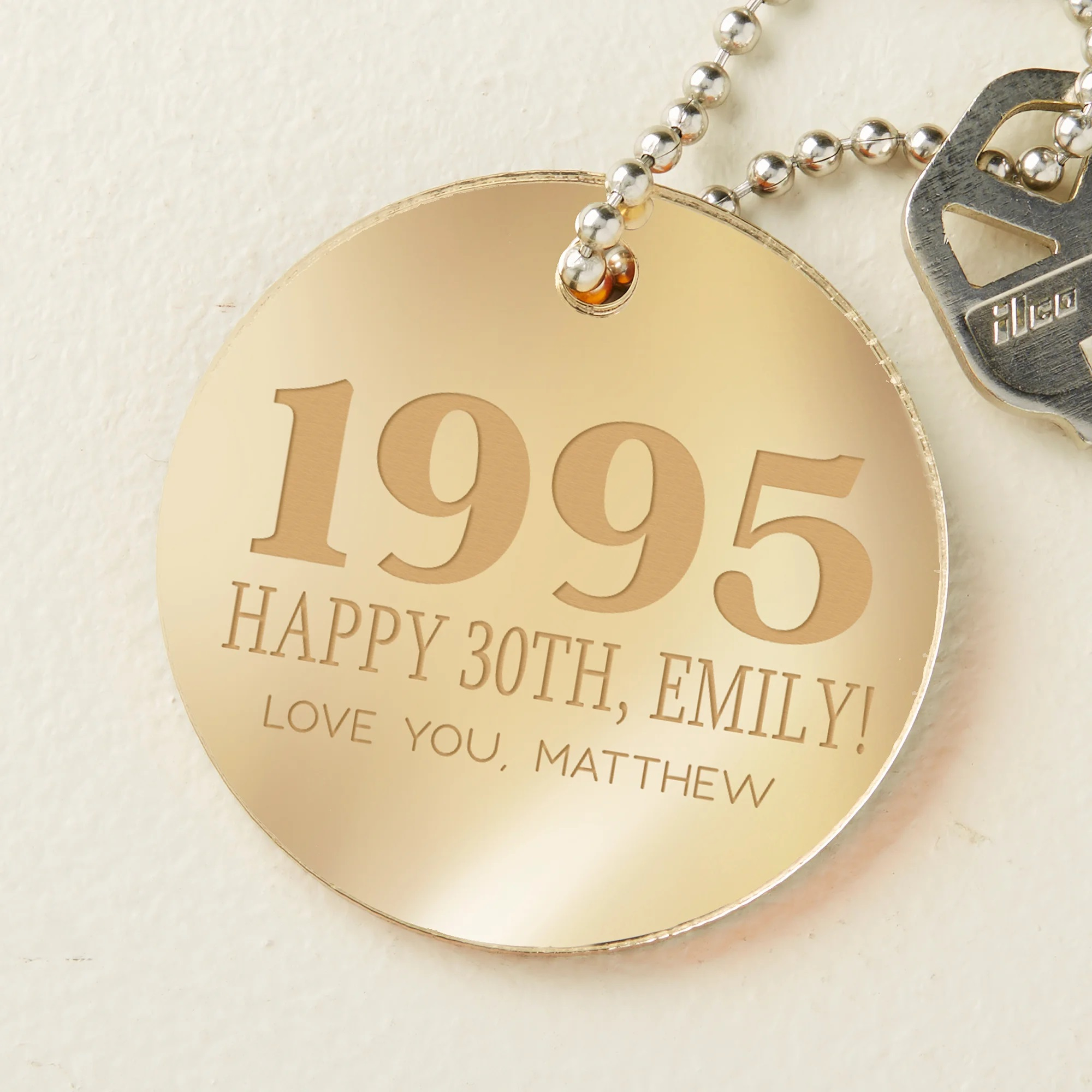 Year Personalized Acrylic Keychain