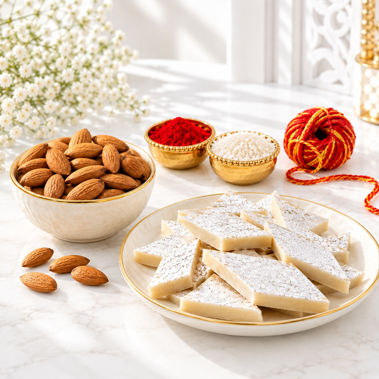 Festive Blessings Kaju Katli & Almond