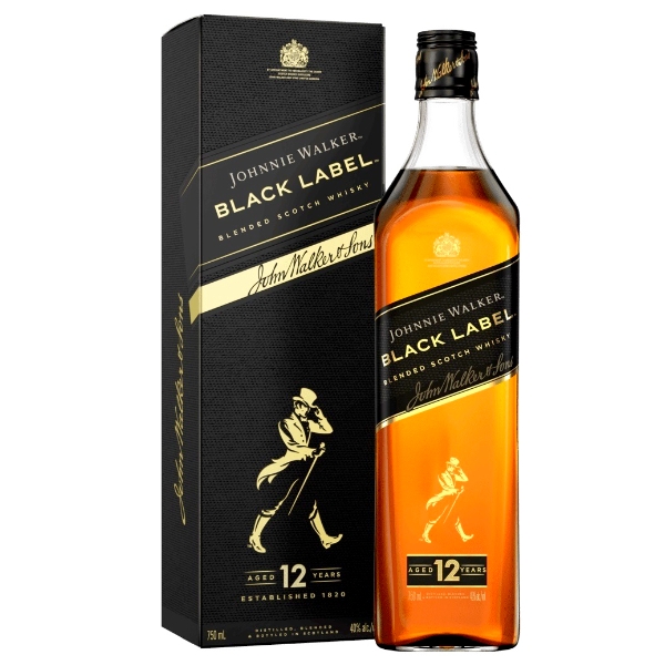 Johnnie Walker 12 Year Black Label Blended Scotch Whisky